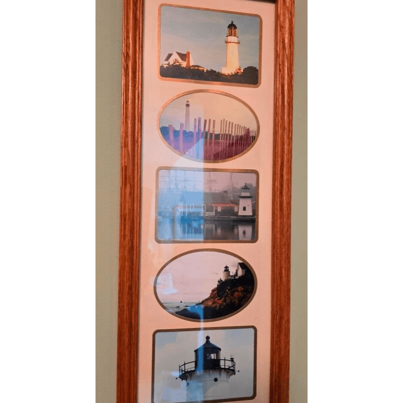 Framed Lighthouse Photography Collage