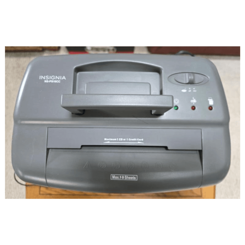 Insignia Paper Shredder (Model NS-PS10CC)