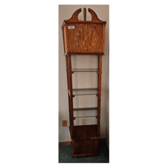 Vintage Oak Grandfather Clock - Timeless Elegance for Your Home