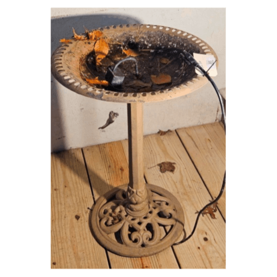 Vintage Cast Iron Wall Sconce with Intricate Design