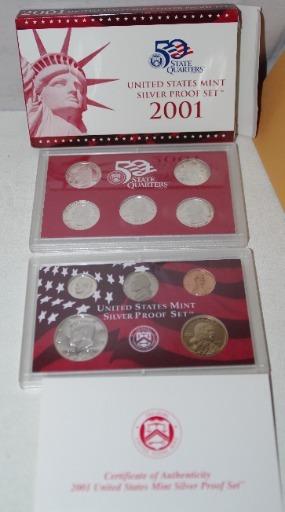 2001 United States Mint Silver Proof Set - A Colle