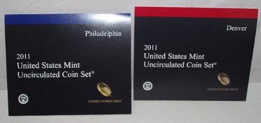 2011 United States Mint Uncirculated Coin Sets - P