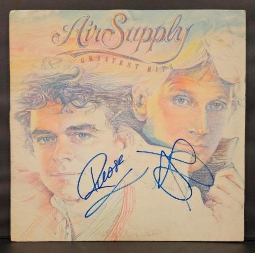 Air Supply Autographed Vinyl Album - Greatest Hits Collection