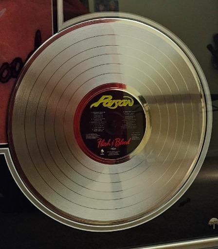 Limited Edition Platinum Plated LP & Signed Memorabilia by Poison - A Collector's Dream