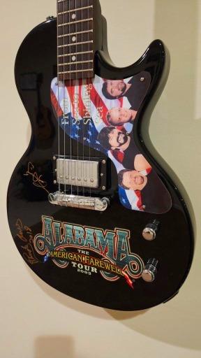 Signed Epiphone Guitar from Alabama's Farewell Tour - A Collector's Dream