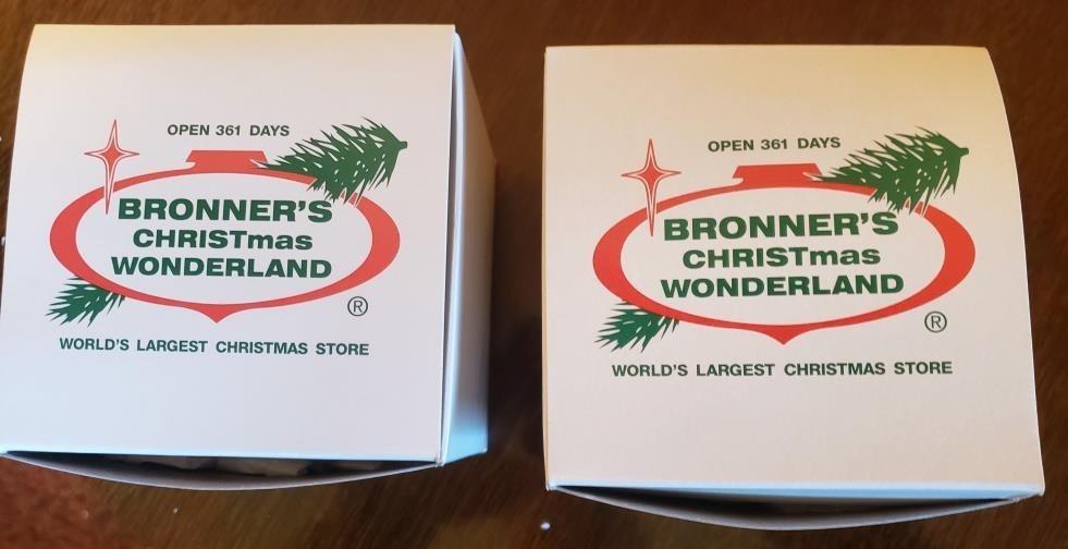 Bronner's Christmas Wonderland Rainbow Bridge Ornaments