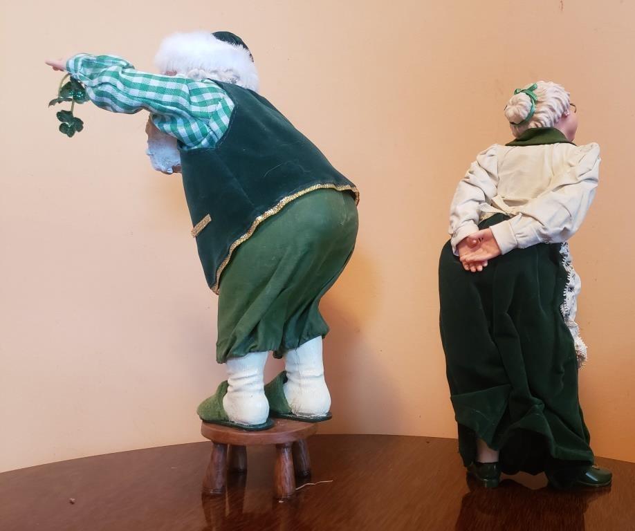 Possible Dreams Clothique Santa and Mrs. Claus Figurines - Charming Holiday Decor