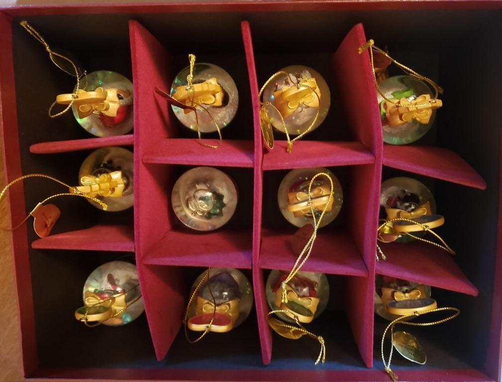 Christmas Themed Snow Globe Ornaments Collection