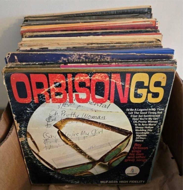 Large Vinyl Record Collection