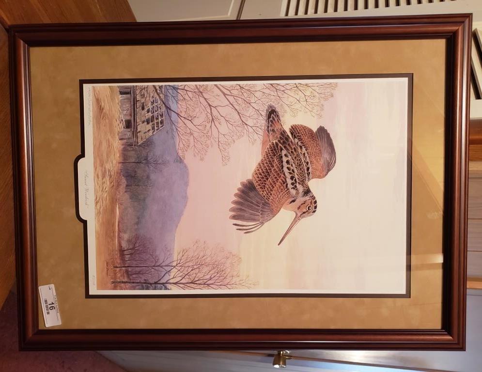 Ned Smith - Sunset Woodcock - Print 114 of 200