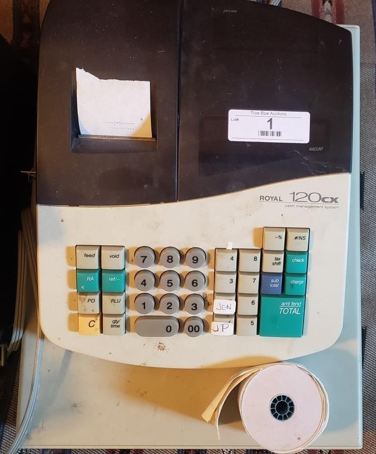 Adding Machine with Paper