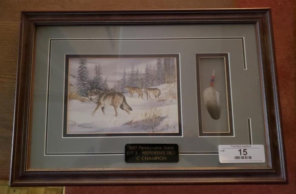 Framed Numbered Print