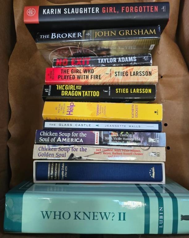 Assorted Fiction and History Books