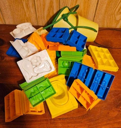 Vintage Plastic Mold Collection - Perfect for Crafts and DIY Projects