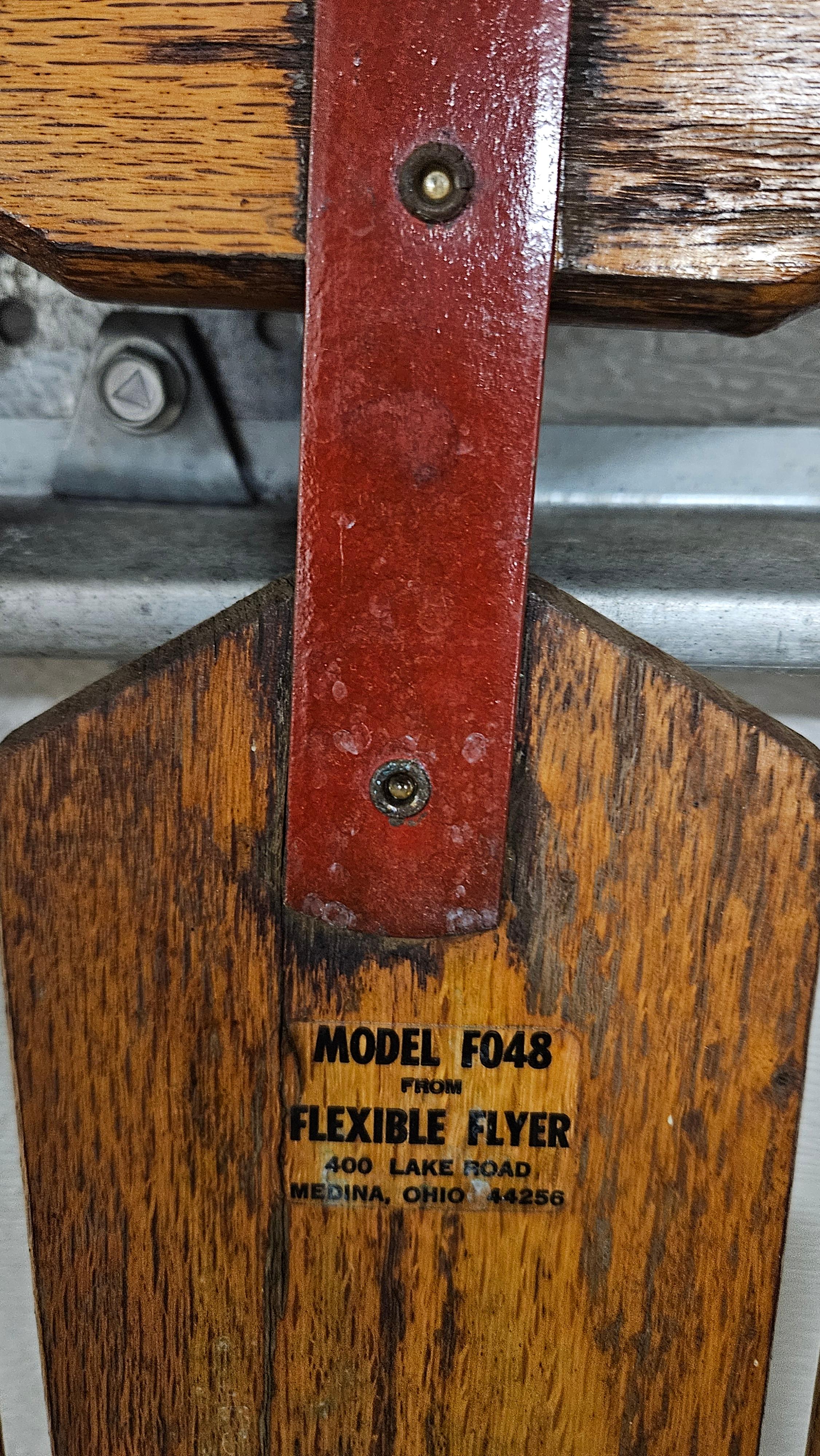Flexible Flyer Sled