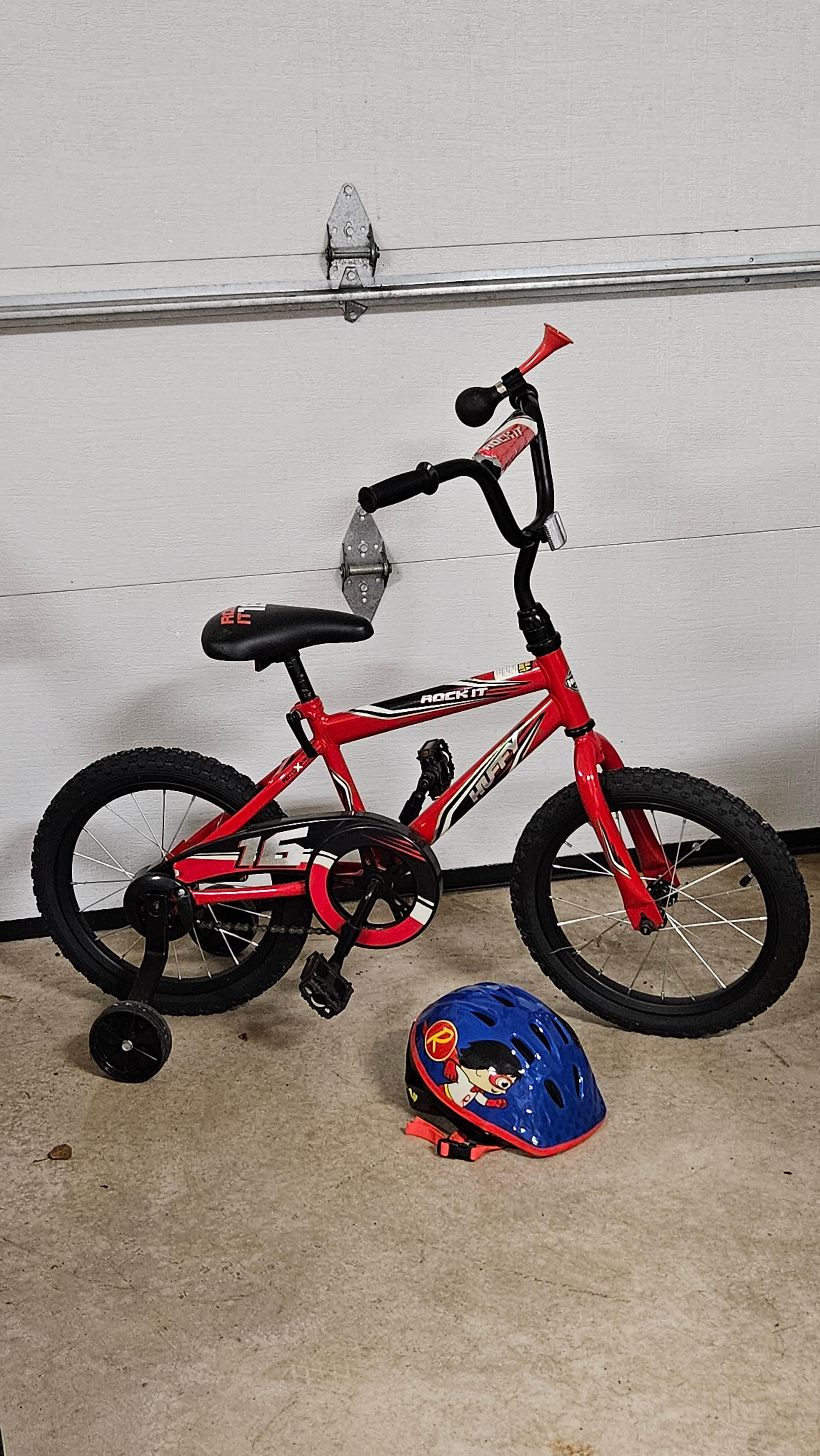 16" Rock It Bicycle with Helmet