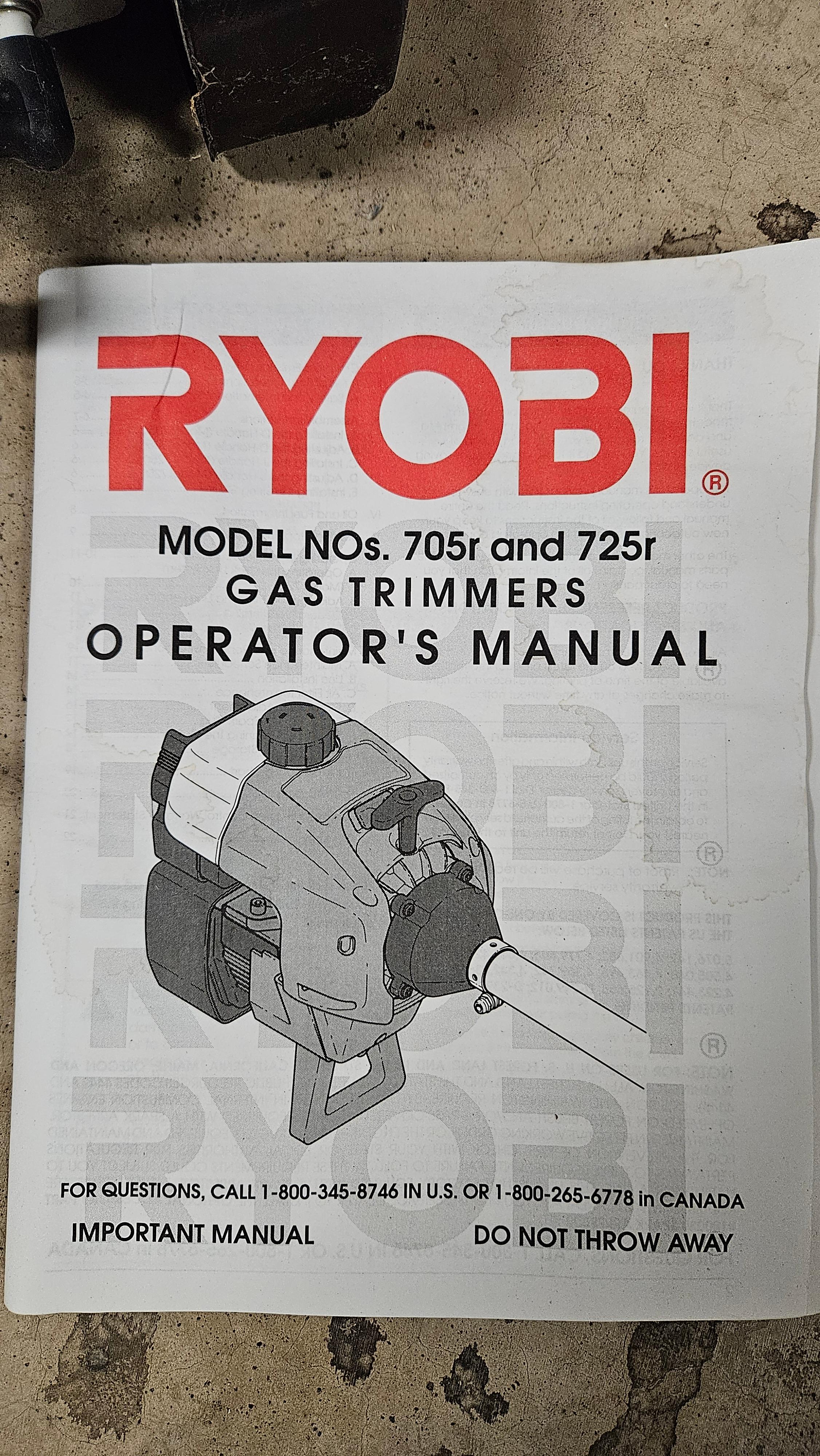 RYOBI Gas Trimmer