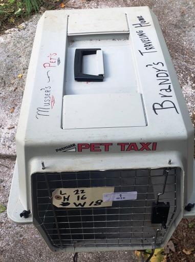Petmate Pet Taxi Carrier for Small Animals with Dimensions L22 H16 W18