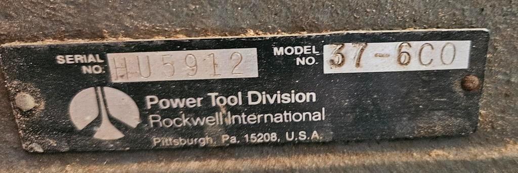 Vintage Rockwell 6" Jointer - A Woodworker's Essential Tool