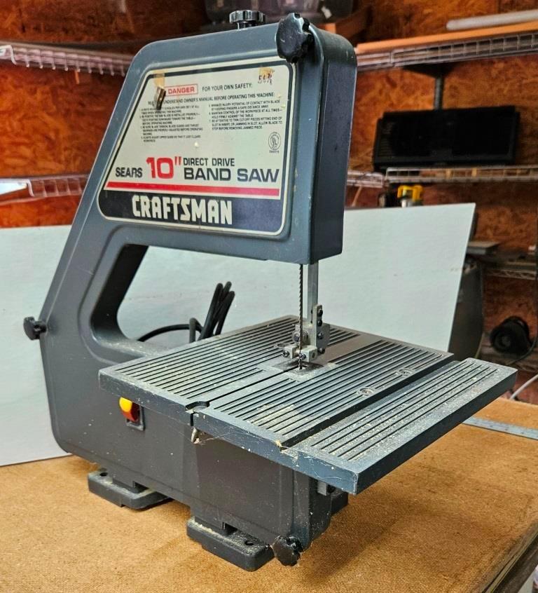 Vintage Craftsman 10" Direct Drive Band Saw - Model 113.244512