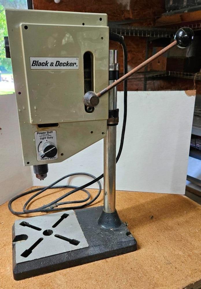 Vintage Black & Decker Variable Speed Drill Press - Lot #13