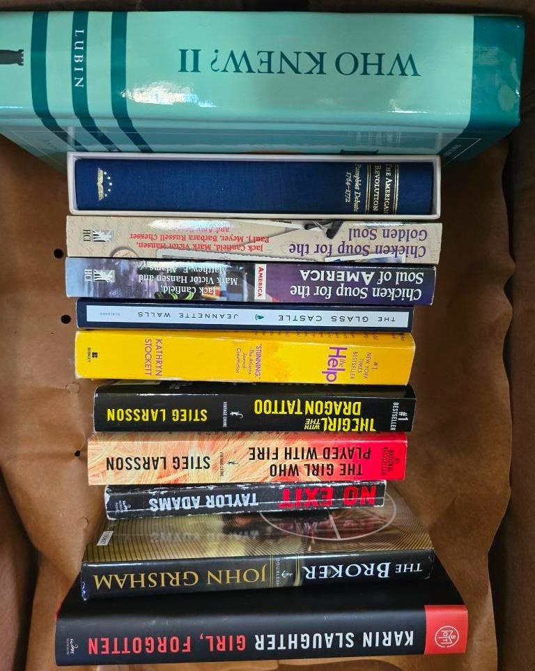 Assorted Fiction and History Books